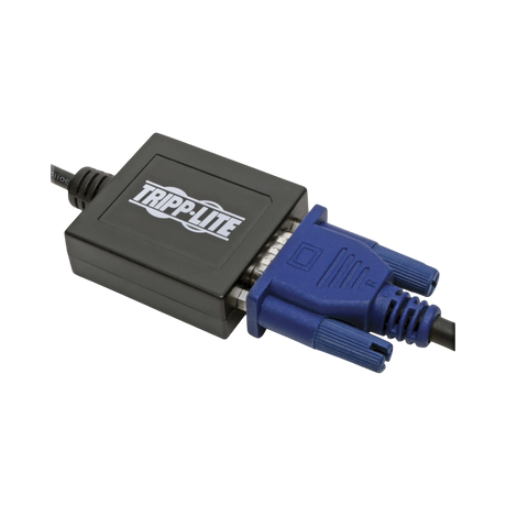 Tripp Lite Micro HDMI to VGA Adapter Video Converter with Audio for Smartphones/Tablets/Ultrabooks, (M/F), 6-in. (15.24 cm) — Being Shipped