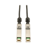 Tripp Lite SFP+ 10GBASE-CU Passive Twinax Copper Cable, SFP-H10GB-CU50CM Compatible, Black, 20-in. (50.8 cm) — Being Shipped