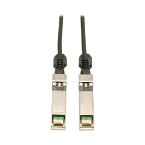 Tripp Lite SFP+ 10GBASE-CU Passive Twinax Copper Cable, SFP-H10GB-CU50CM Compatible, Black, 20-in. (50.8 cm) — Being Shipped