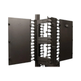 Tripp Lite SmartRack 12-in. (30.48 cm) Width High Capacity Vertical Cable Manager, Double finger duct with cover — Being Shipped
