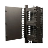 Tripp Lite SmartRack 12-in. (30.48 cm) Width High Capacity Vertical Cable Manager, Double finger duct with cover — Being Shipped