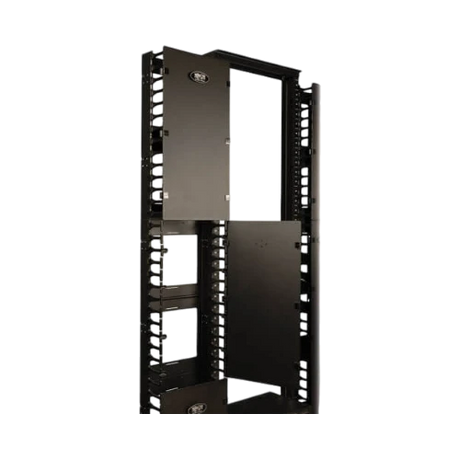Tripp Lite SmartRack 12-in. (30.48 cm) Width High Capacity Vertical Cable Manager, Double finger duct with cover — Being Shipped