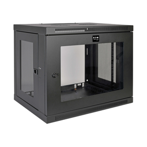 Tripp Lite SmartRack 9U Low-Profile Switch-Depth Wall-Mount Mini Rack Enclosure, Clear Acrylic Window — Being Shipped