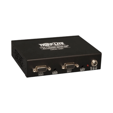 Tripp Lite 4-Port VGA over Cat5/6 Splitter/Extender, Box-Style Transmitter for Video/Audio, Up to 1000 ft. (305 m), TAA — Being Shipped