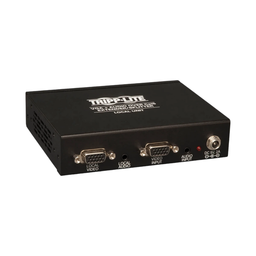Tripp Lite 4-Port VGA over Cat5/6 Splitter/Extender, Box-Style Transmitter for Video/Audio, Up to 1000 ft. (305 m), TAA — Being Shipped