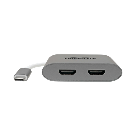 Tripp Lite USB-C Adapter, Dual HDMI 4K MST Adapter (M/2xF), Gray — Being Shipped