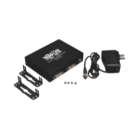 Tripp Lite 4-Port DVI over Cat5/6 Splitter/Extender, Box-Style Transmitter for Video, DVI-D Single Link, 200 ft. (60 m), TAA — Being Shipped