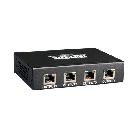 Tripp Lite 4-Port DVI over Cat5/6 Splitter/Extender, Box-Style Transmitter for Video, DVI-D Single Link, 200 ft. (60 m), TAA — Being Shipped