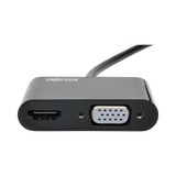 Tripp Lite DisplayPort to VGA/HDMI All-in-One Converter Adapter, DP ver 1.2, 4K 30 Hz HDMI, 50 Pack — Being Shipped
