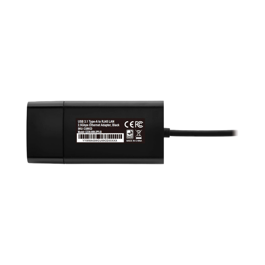 Tripp Lite USB to RJ45 Gigabit Ethernet Network Adapter (M/F), USB 3.1 Gen 1, 2.5 Gbps Ethernet, Black — Being Shipped