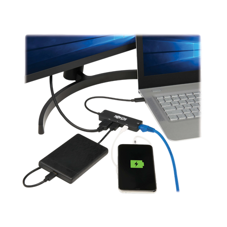 Tripp Lite USB-C Multiport Adapter, 4K 60 Hz HDMI, USB 3.x (5Gbps) Hub Ports, GbE, 100W PD Charging, HDR, HDCP 2.2 — Being Shipped