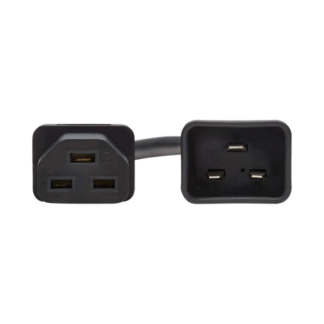 Tripp Lite Power Cord, C20 to C21, Heavy-Duty, 20A, 250V, 12 AWG, 6 ft. (1.83 m), Black — Being Shipped