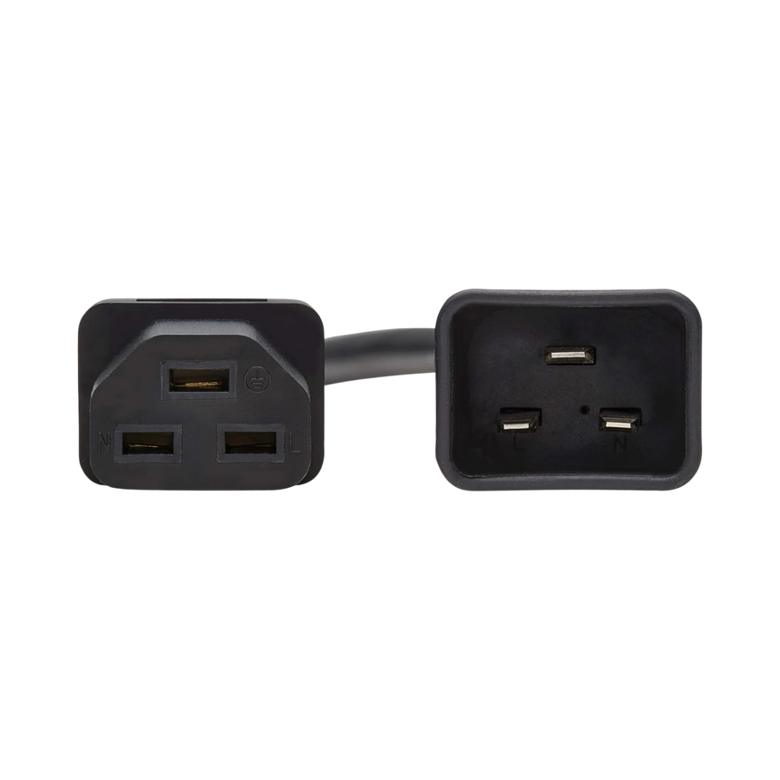 Tripp Lite Power Cord, C20 to C21, Heavy-Duty, 20A, 250V, 12 AWG, 6 ft. (1.83 m), Black — Being Shipped