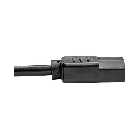 Tripp Lite Tripp Lite Desktop Computer AC Power Cord, Right-Angle NEMA 5-15P to C13 - 10A, 125V, 18 AWG, 3ft, Black — Being Shipped