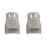 Tripp Lite Cat6a 10G Snagless Molded UTP Ethernet Cable (RJ45 M/M), PoE, White, 2 ft. (0.6 m) — Being Shipped