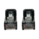 Tripp Lite Cat6a 10G Snagless Shielded Slim STP Ethernet Cable (RJ45 M/M), PoE, Black, 15 ft. (4.6 m) — Being Shipped