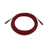 Tripp Lite  100G Multimode 50/125 OM4 Fiber Optic Cable (12F MTP/MPO-PC F/F), LSZH, Magenta, 5 m (16.4 ft.) — Being Shipped