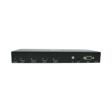 Tripp Lite 4-Port Presentation Switch, 4K 60 Hz (4:4:4) HDMI, DP, USB-C and VGA to HDMI, TAA — Being Shipped