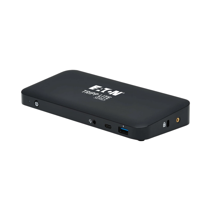 Tripp Lite USB-C Dock, Triple Display, 4K 60 Hz HDMI/DisplayPort, USB 3.x Gen 2 (10Gbps), USB-A/USB-C Hub, GbE, 85W PD Charging, EU/UK Power Adapters — Being Shipped