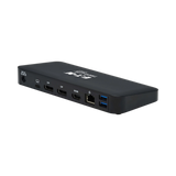 Tripp Lite USB-C Dock, Triple Display, 4K 60 Hz HDMI/DisplayPort, USB 3.x Gen 2 (10Gbps), USB-A/USB-C Hub, GbE, 85W PD Charging, EU/UK Power Adapters — Being Shipped