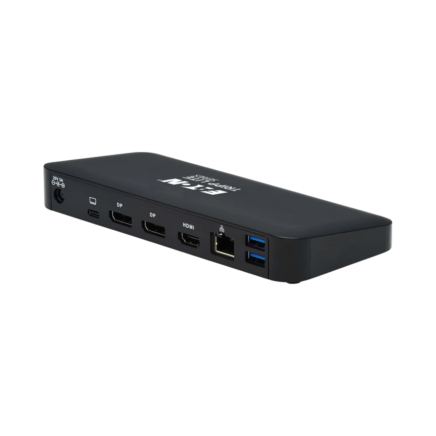 Tripp Lite USB-C Dock, Triple Display, 4K 60 Hz HDMI/DisplayPort, USB 3.x Gen 2 (10Gbps), USB-A/USB-C Hub, GbE, 85W PD Charging, EU/UK Power Adapters — Being Shipped