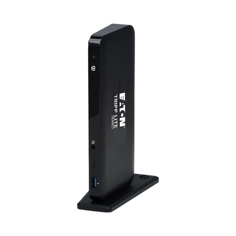 Tripp Lite USB-C Dock, Triple Display, 4K 60 Hz HDMI/DisplayPort, USB 3.x Gen 2 (10Gbps), USB-A/USB-C Hub, GbE, 85W PD Charging, EU/UK Power Adapters — Being Shipped