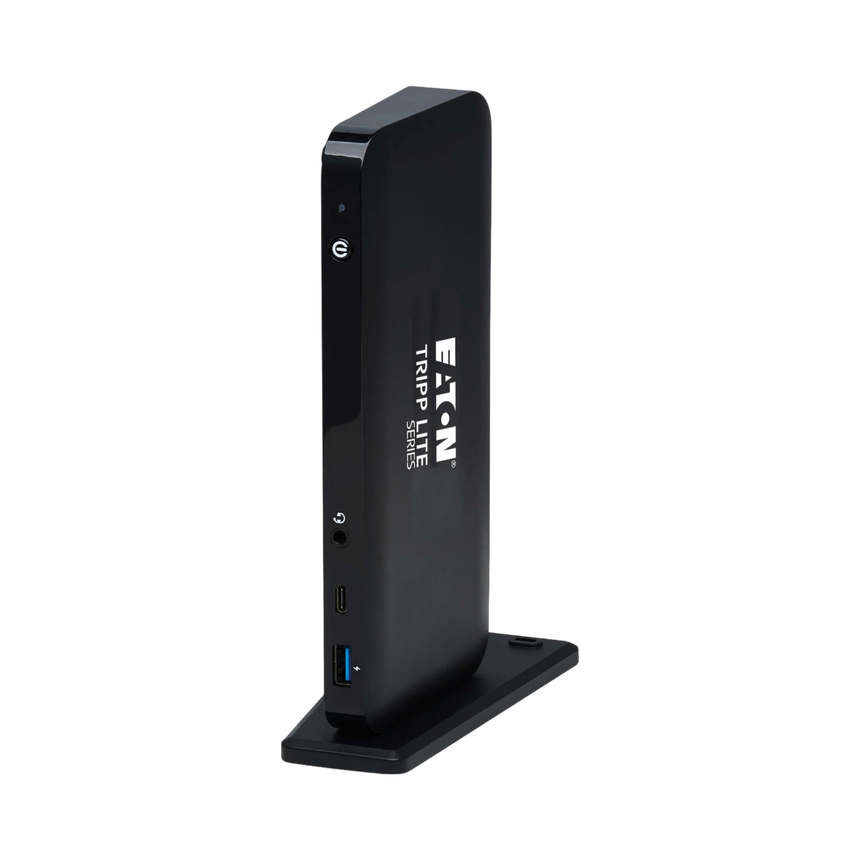 Tripp Lite USB-C Dock, Triple Display, 4K 60 Hz HDMI/DisplayPort, USB 3.x Gen 2 (10Gbps), USB-A/USB-C Hub, GbE, 85W PD Charging, EU/UK Power Adapters — Being Shipped
