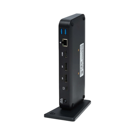 Tripp Lite USB-C Dock, Triple Display, 4K 60 Hz HDMI/DisplayPort, USB 3.x Gen 2 (10Gbps), USB-A/USB-C Hub, GbE, 85W PD Charging, EU/UK Power Adapters — Being Shipped