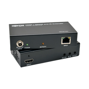 Tripp Lite HDBaseT Class B (HDBaseT-Lite) HDMI Over Cat5e/6/6a Extender Kit, Serial & IR Control, 4K x 2K 30 Hz UHD / 1080p 60 Hz, Up to 230 ft. (70 m), TAA — Being Shipped