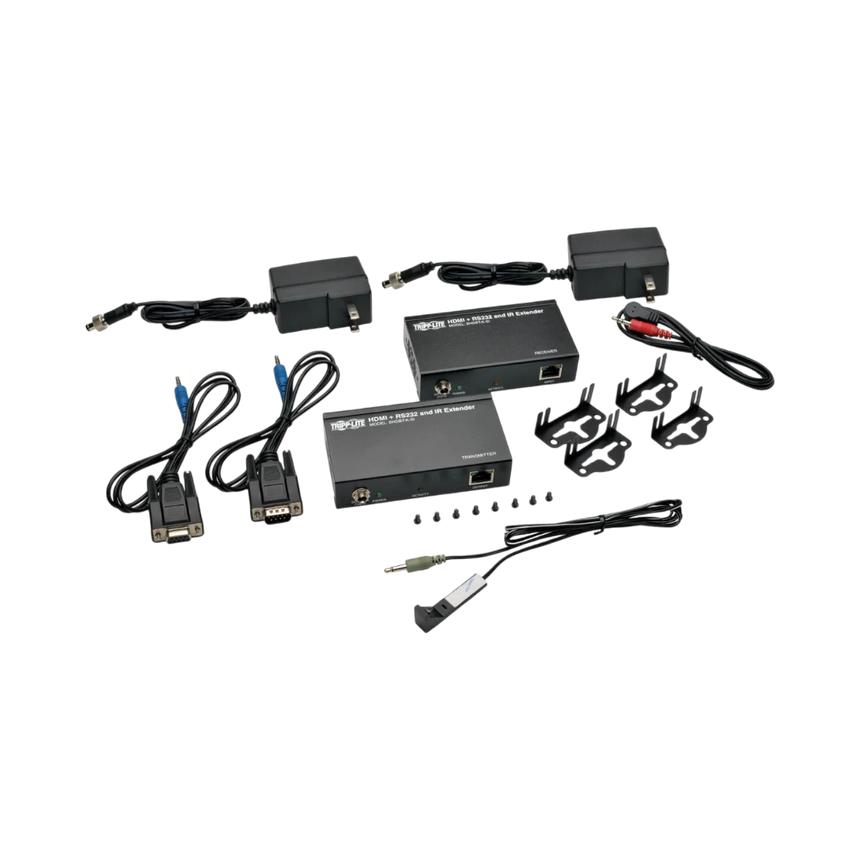 Tripp Lite HDBaseT Class B (HDBaseT-Lite) HDMI Over Cat5e/6/6a Extender Kit, Serial & IR Control, 4K x 2K 30 Hz UHD / 1080p 60 Hz, Up to 230 ft. (70 m), TAA — Being Shipped