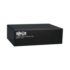 Tripp Lite 4-Port VGA/SVGA Video Splitter with Signal Booster, High Resolution Video, 350MHz, (HD15 M/4xF) — Being Shipped