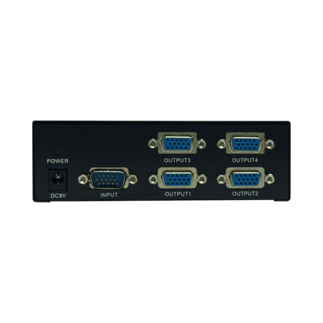 Tripp Lite 4-Port VGA/SVGA Video Splitter with Signal Booster, High Resolution Video, 350MHz, (HD15 M/4xF) — Being Shipped