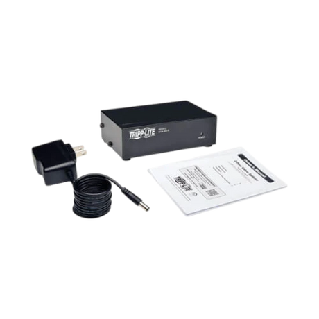 Tripp Lite 2-Port VGA/SVGA Video Splitter with Signal Booster, High Resolution Video, 350MHz, (HD15 M/2xF) — Being Shipped