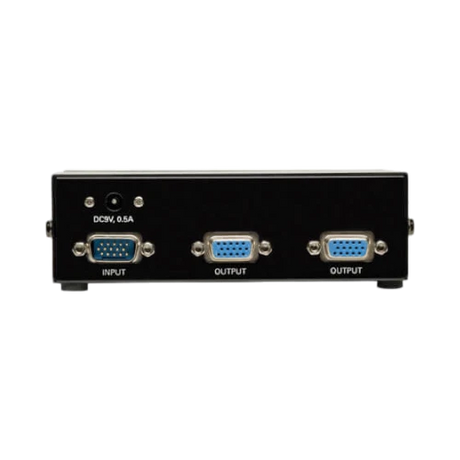 Tripp Lite 2-Port VGA/SVGA Video Splitter with Signal Booster, High Resolution Video, 350MHz, (HD15 M/2xF) — Being Shipped
