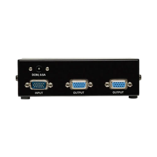 Tripp Lite 2-Port VGA/SVGA Video Splitter with Signal Booster, High Resolution Video, 350MHz, (HD15 M/2xF) — Being Shipped
