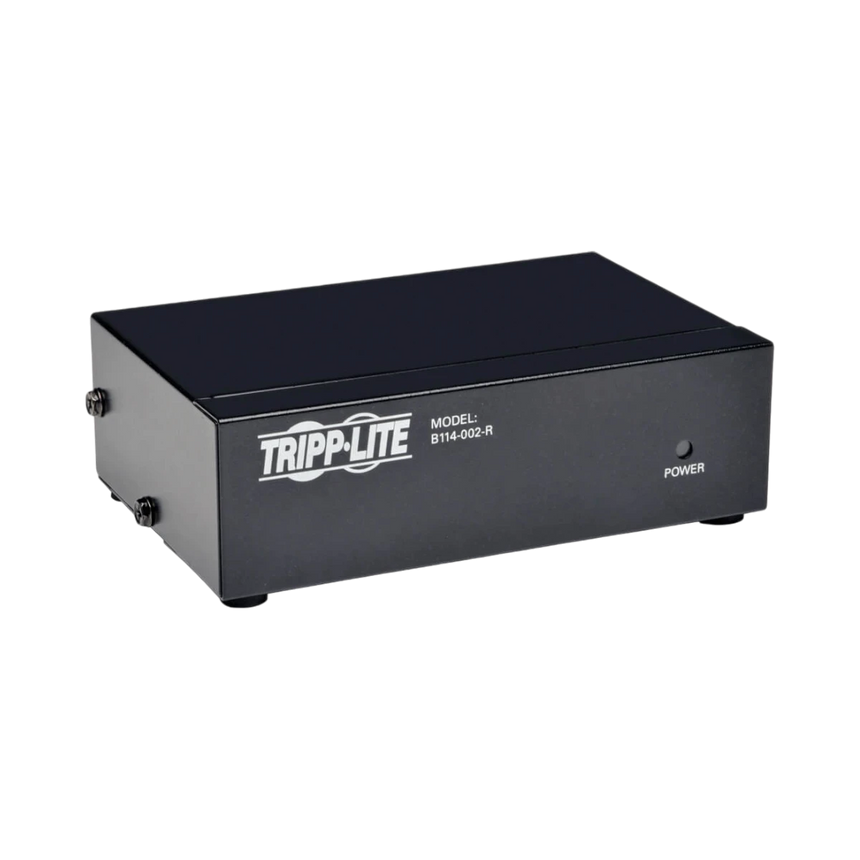 Tripp Lite 2-Port VGA/SVGA Video Splitter with Signal Booster, High Resolution Video, 350MHz, (HD15 M/2xF) — Being Shipped