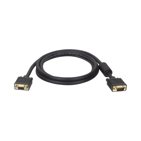 Tripp Lite VGA High-Resolution RGB Coaxial Cable (HD15 M/F), 10 ft. (3.05 m) — Being Shipped