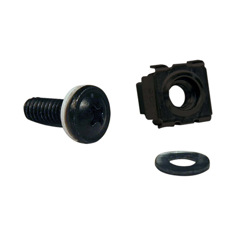 Tripp Lite SmartRack Square Hole Hardware Kit with 50 M6 screws and washers — Being Shipped