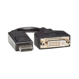 Tripp Lite DisplayPort to DVI-I Adapter Cable (M/F), 6 in. (15.2 cm), TAA — Being Shipped