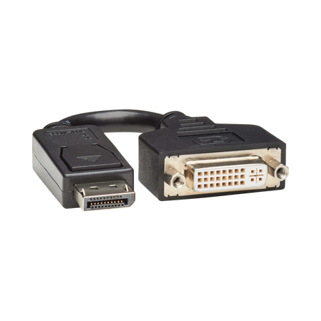 Tripp Lite DisplayPort to DVI-I Adapter Cable (M/F), 6 in. (15.2 cm), TAA — Being Shipped