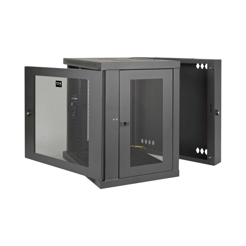 Tripp Lite SmartRack 10U Low-Profile Switch-Depth Wall-Mount Small Rack Enclosure, Hinged Back — Being Shipped