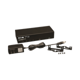 Tripp Lite 4-Port DVI Splitter with Audio and Signal Booster, Single-Link DVI-I, 1920 x 1200 (1080p) @ 60 Hz, TAA — Being Shipped