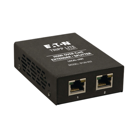 Tripp Lite 2-Port HDMI over Cat5/6 Extender/Splitter, Box-Style Transmitter for Video/Audio, Up to 150 ft. (45 m), TAA — Being Shipped
