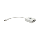 Tripp Lite Keyspan Mini DisplayPort to DVI Adapter, Video Converter for Mac/PC, White (M/F), 6-in. (15.24 cm), TAA — Being Shipped