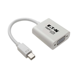 Tripp Lite Keyspan Mini DisplayPort to Active VGA Adapter, Video Converter (M/F), White, 6-in. (15.24 cm), TAA — Being Shipped