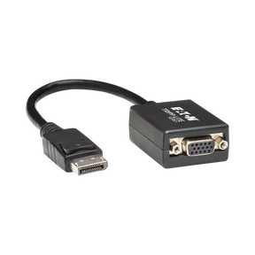 Tripp Lite DisplayPort to VGA Active Adapter Video Converter (M/F), 6-in. (15.24 cm) — Being Shipped