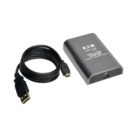 Tripp Lite USB 2.0 to VGA Dual-Monitor Adapter, 128 MB SDRAM, 1920 x 1080 (1080p) @ 60 Hz — Being Shipped