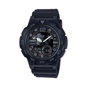 Casio Men's Black Analog-Digital Watch with 10-Year Battery — Being Shipped