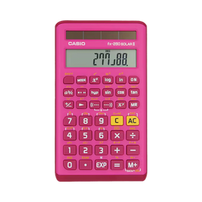 Casio FX-260 SOLAR II 10-Digit Scientific Calculator (Pink) — Being Shipped
