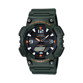 Casio Men's Solar-Powered Quartz Watch with Resin Strap (Green) — Being Shipped